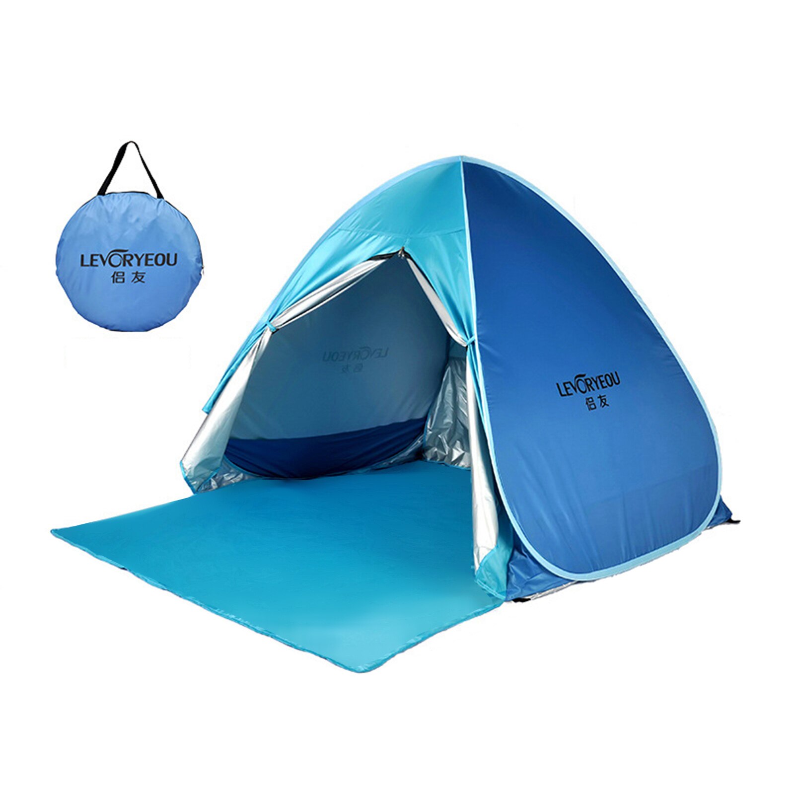 Cheap Goat Tents Outdoor Camping Tent Pop up Fun Play Tent Automatic Instant Tent UV Protection Tent Sun Shade Awning for Camping Beach Backyard Tents 
